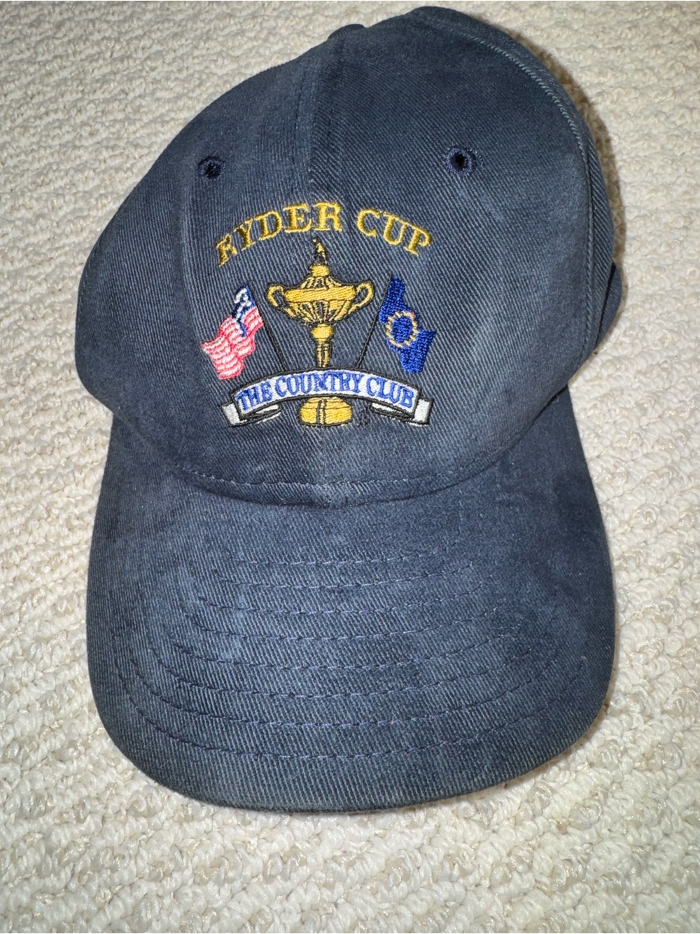 Ryder Cup The Country Club Navy Embroidered Baseball Cap